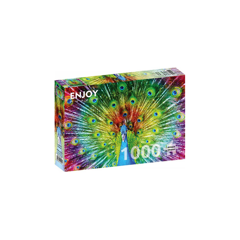 Puzzle Enjoy Puzzle : Colorful Peacock - 1000 Pièces Puzzle Enjoy Puzzle : Colorful Peacock - 1000 Pièces