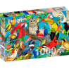 Puzzle Enjoy Puzzle : Feathered Frenzy - 1000 Pièces