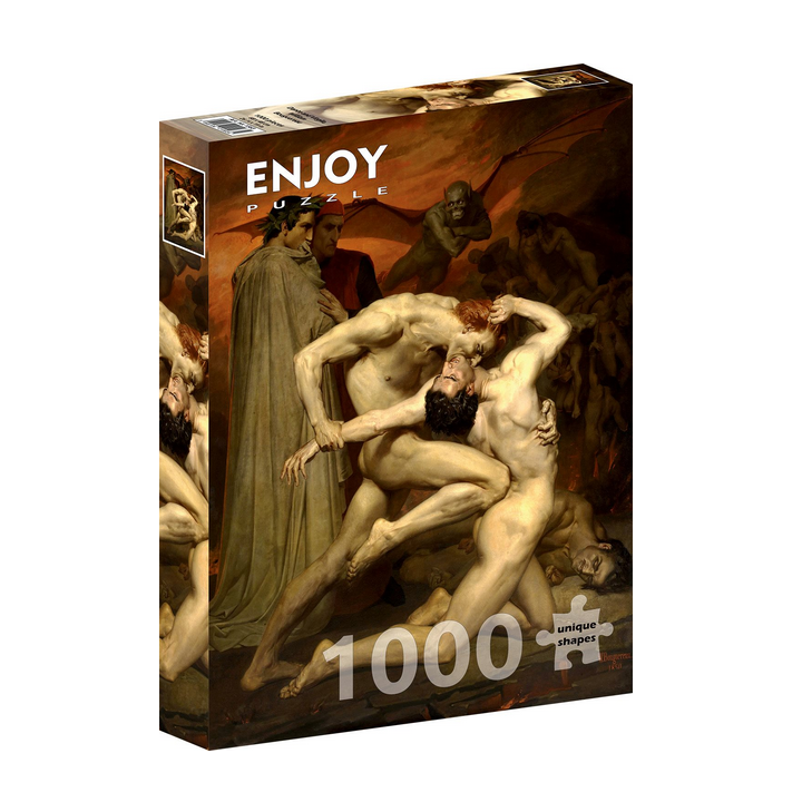 Puzzle Enjoy Puzzle - William Bouguereau : Dante et Virgile - 1000 Pièces