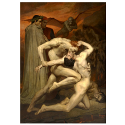 Puzzle Enjoy Puzzle - William Bouguereau : Dante et Virgile - 1000 Pièces