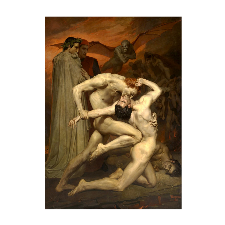 Puzzle Enjoy Puzzle - William Bouguereau : Dante et Virgile - 1000 Pièces
