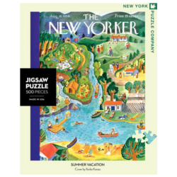 Puzzle New York Puzzle Company - Jigsaw Puzzle - The New Yorker : Summer Vacation - 500 Pièces