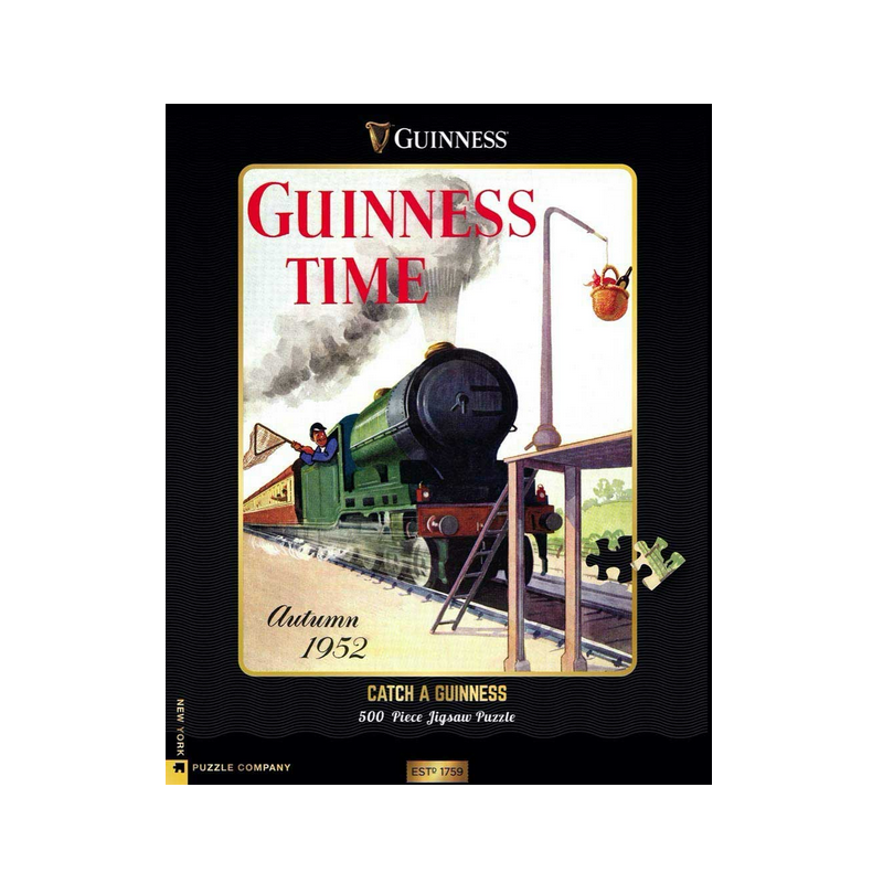 Puzzle New York Puzzle Company - The New Yorker : Catch a Guinness - 500 Pièces Puzzle New York Puzzle Company - The New Yorker : Catch a Guinness - 500 Pièces