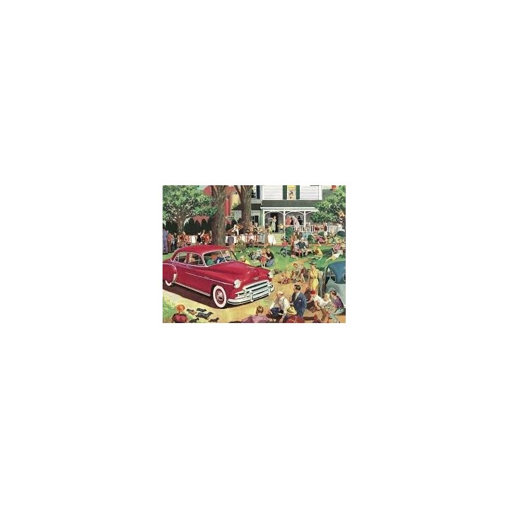 Puzzle New York Puzzle Company - Family Reunion - General Motors - 1000 Pièces