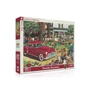 Puzzle New York Puzzle Company - Family Reunion - General Motors - 1000 Pièces