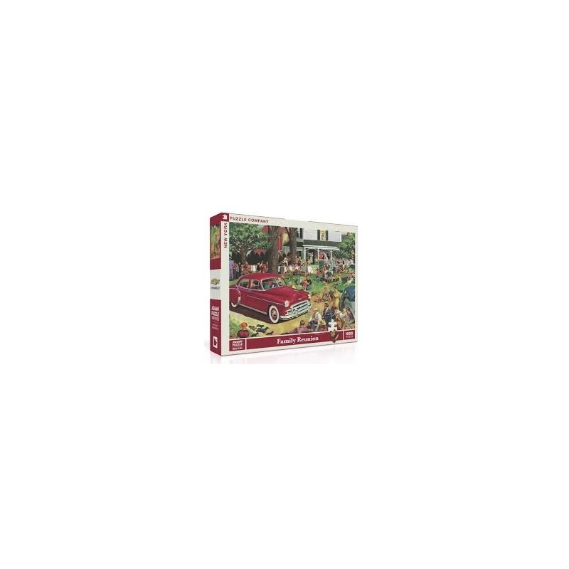 Puzzle New York Puzzle Company - Family Reunion - General Motors - 1000 Pièces Puzzle New York Puzzle Company - Family Reunion - General Motors - 1000 Pièces
