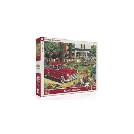 Puzzle New York Puzzle Company - Family Reunion - General Motors - 1000 Pièces