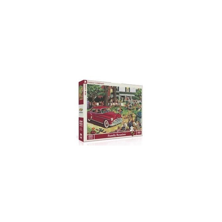 Puzzle New York Puzzle Company - Family Reunion - General Motors - 1000 Pièces