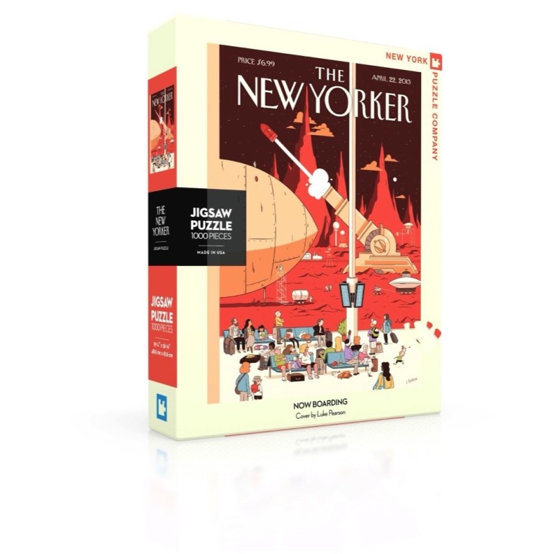 Puzzle New York Puzzle Company - Now Boarding : Luke Pearson - 1000 Pièces