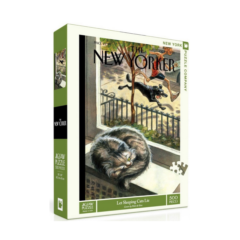 Puzzle New York Puzzle Company - Jigsaw Puzzle - The New Yorker : Let Sleeping Cats Lie - 500 Pièces Puzzle New York Puzzle Company - Jigsaw Puzzle - The New Yorker : Let Sleeping Cats Lie - 500 Pièces