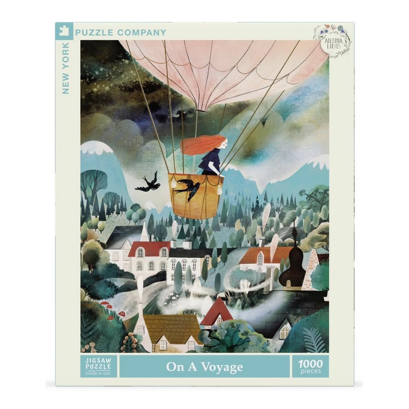 Puzzle New York Puzzle Company - The New Yorker : Adelina Lirius : On a Voyage - 1000 Pièces Puzzle New York Puzzle Company - The New Yorker : Adelina Lirius : On a Voyage - 1000 Pièces