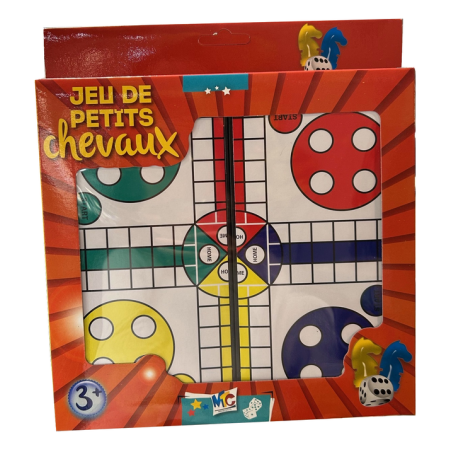 Jeux de société - Jeu de Petits Chevaux : Version voyage