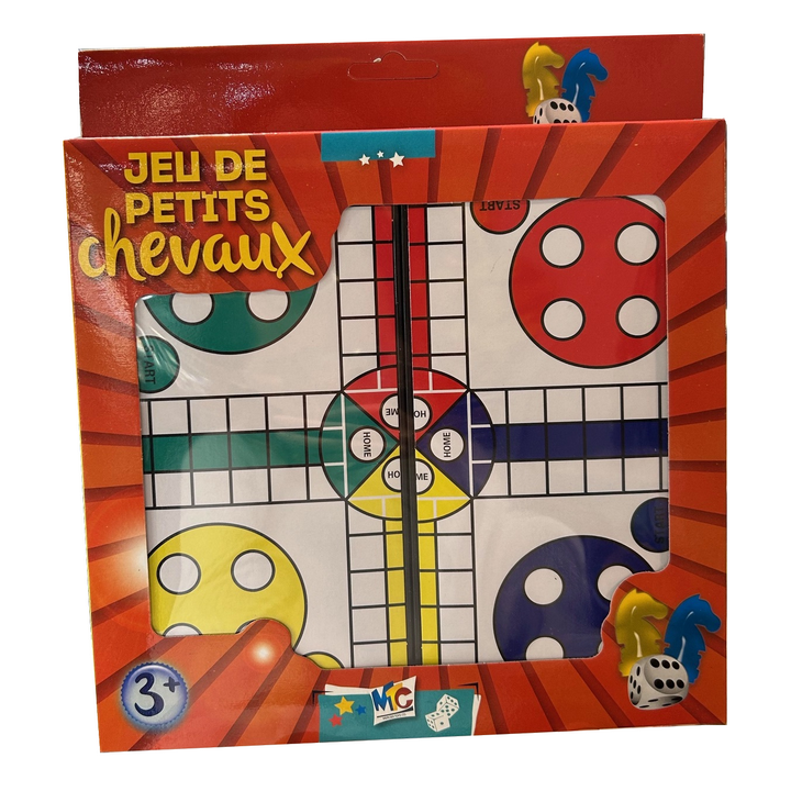 Jeux de société - Jeu de Petits Chevaux : Version voyage