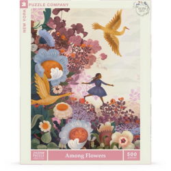Puzzle New York Puzzle Company - The New Yorker : Among Flowers - 500 Pièces