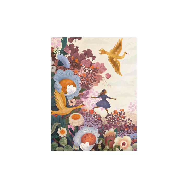 Puzzle New York Puzzle Company - The New Yorker : Among Flowers - 500 Pièces