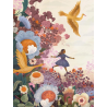 Puzzle New York Puzzle Company - The New Yorker : Among Flowers - 500 Pièces