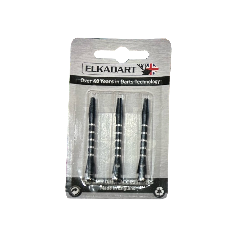 Embouts Fléchettes Alu Couleur Uni : Noir