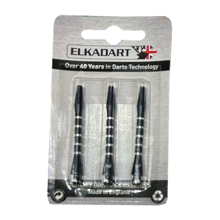 Embouts Fléchettes Alu Couleur Uni : Noir