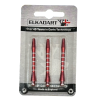 Embouts Fléchettes Alu Couleur Uni : Rouge