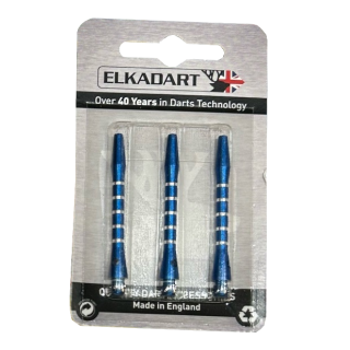 Embouts Fléchettes Alu Couleur Uni : Bleu