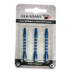 Embouts Fléchettes Alu Couleur Uni : Bleu