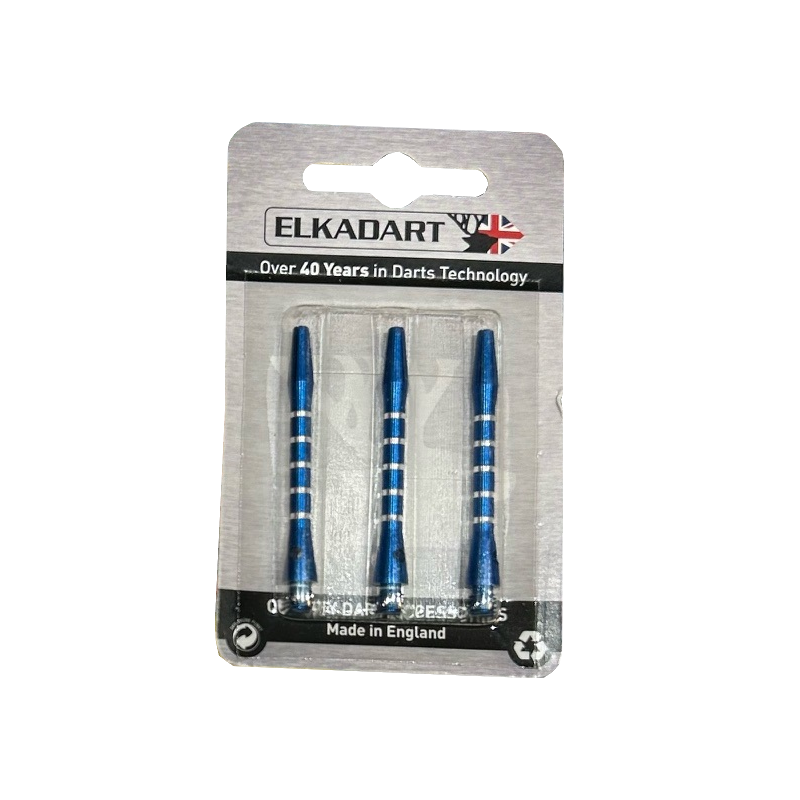 Embouts Fléchettes Alu Couleur Uni : Bleu