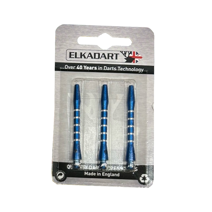 Embouts Fléchettes Alu Couleur Uni : Bleu