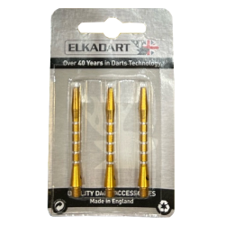 Embouts Fléchettes Alu Couleur Uni : Jaune