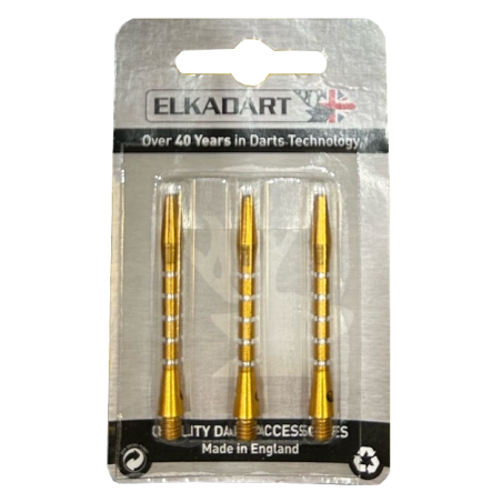Embouts Fléchettes Alu Couleur Uni : Jaune