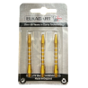 Embouts Fléchettes Alu Couleur Uni : Jaune