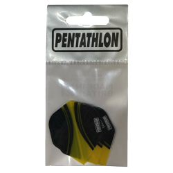 Ailettes Pentathlon Flights Standard : Jaune