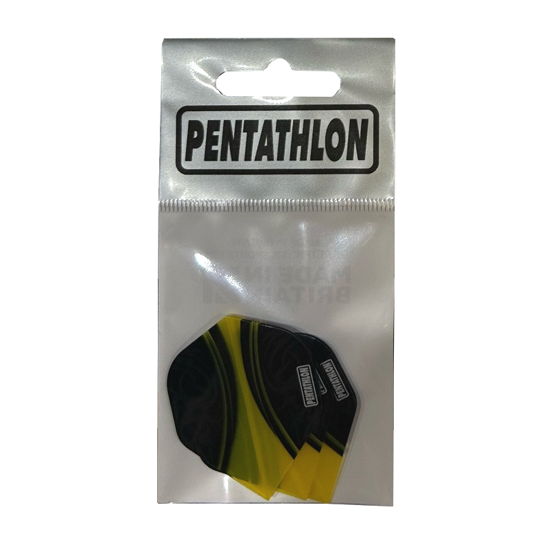Ailettes Pentathlon Flights Standard : Jaune