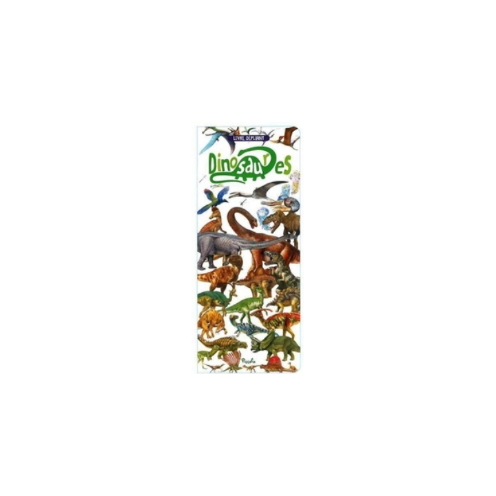 Livre Dépliant "Cherche et Trouve" - Dinosaures