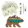 Kit en bois 3D à peindre : Ours