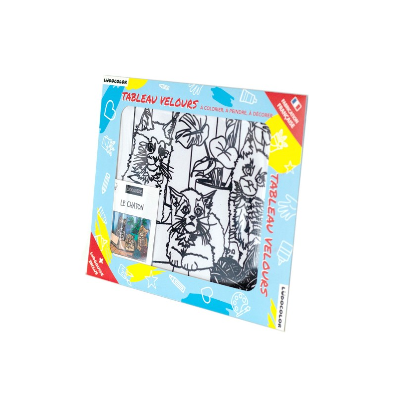 Ludocolor : Tableau velours - Les Chatons Ludocolor : Tableau velours - Les Chatons