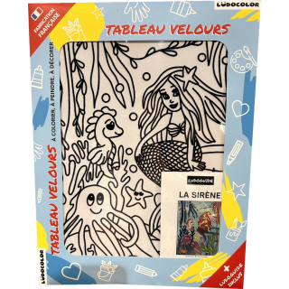 Ludocolor : Tableau velours - La Sirène