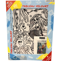 Ludocolor : Tableau velours - La Sirène