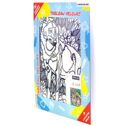Ludocolor : Tableau velours - Le Loup