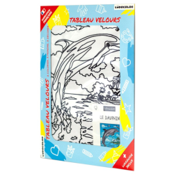 Ludocolor : Tableau velours - Le Dauphin