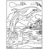 Ludocolor : Tableau velours - Le Dauphin