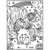 Ludocolor : Tableau velours - La Licorne