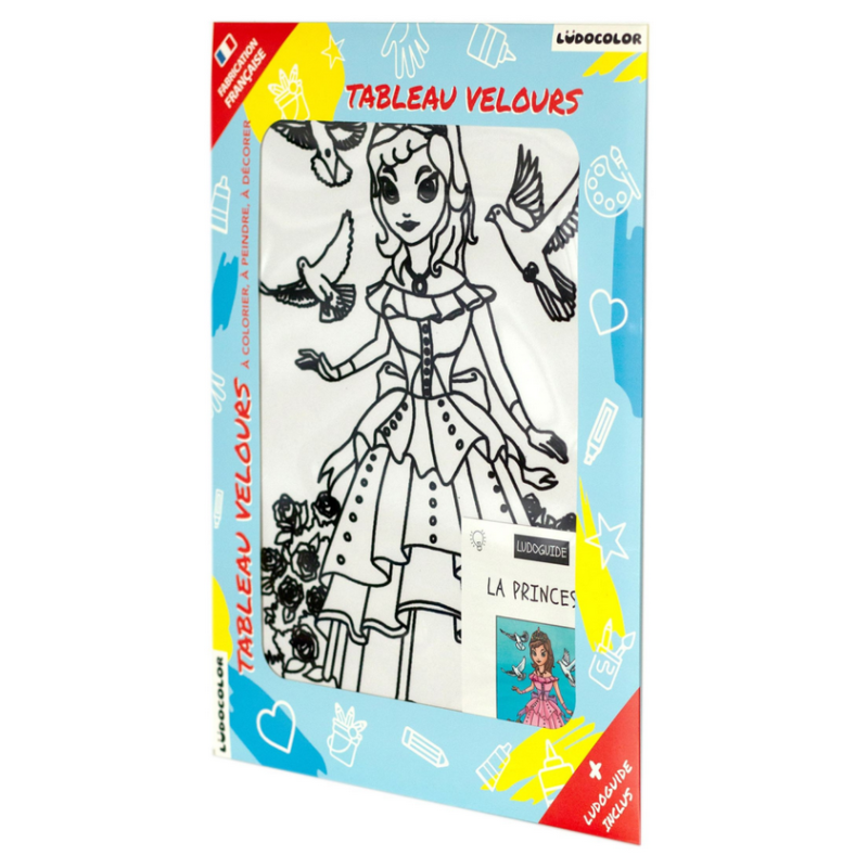 Ludocolor : Tableau velours - La Princesse Ludocolor : Tableau velours - La Princesse