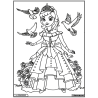 Ludocolor : Tableau velours - La Princesse