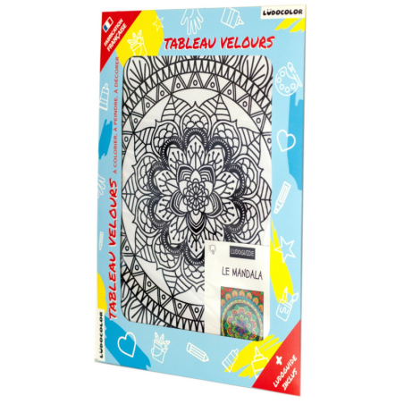 Ludocolor : Tableau velours - Le Mandala Floral