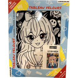Ludocolor : Tableau velours - Le Manga