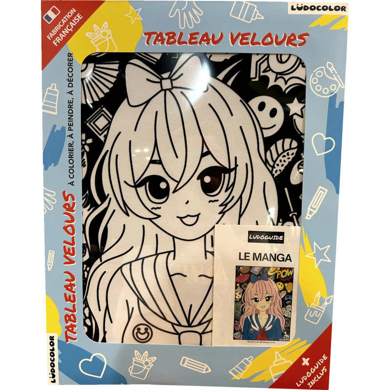 Ludocolor : Tableau velours - Le Manga Ludocolor : Tableau velours - Le Manga