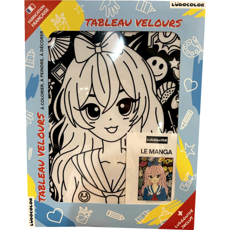 Ludocolor : Tableau velours - Le Manga