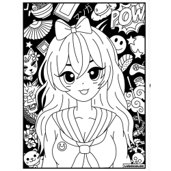 Ludocolor : Tableau velours - Le Manga