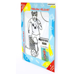 Ludocolor : Tableau velours - Le Footballeur