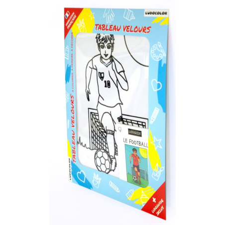 Ludocolor : Tableau velours - Le Footballeur